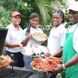 La parrilla del Restaurante La Cueva - en El Cedro, Miches, Dominican Republic - http://www.rancholacueva.com