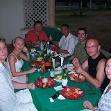 European investors enjoy the seafood from the Restaurant La Cueva in Playa Limon, El Cedro, Miches, Dominican Republic - http://www.rancholacueva.com