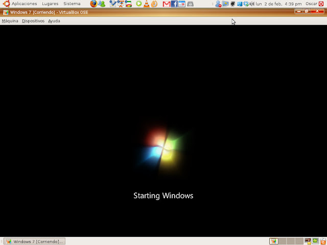 Windows 7 iniciando...