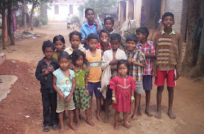Some of the children before opening day.