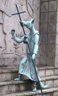 Памятник Лису Рейнарду в Хюлсте (Нидерланды)
