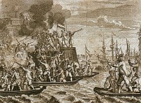 Гравюра: Взятие Сальвадора Питом Хейном в 1624 году