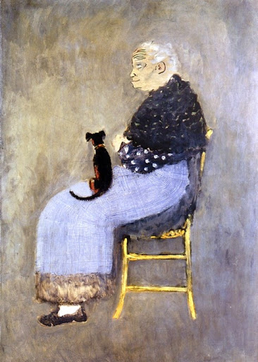Кес ван Донген, Консьержка - Kees van Dongen, The Concierge of the Villa Said, 1917, Private collection, Painting - oil on canvas, 116.8 x 81.3 cm