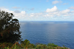 Blue Pacific from overlook at Waipi'o Valley, Hawaii 