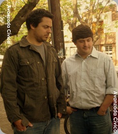 Juan y Ricardo en el Festival multicultural en homenaje a Guido y Claudio