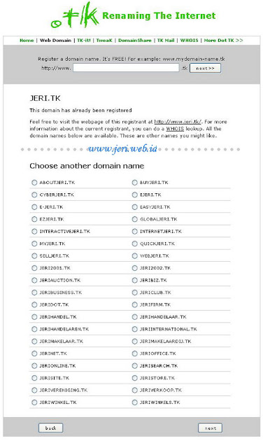 domain gratis .tk 2