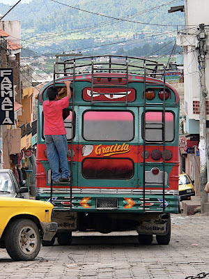 The bus to Xela