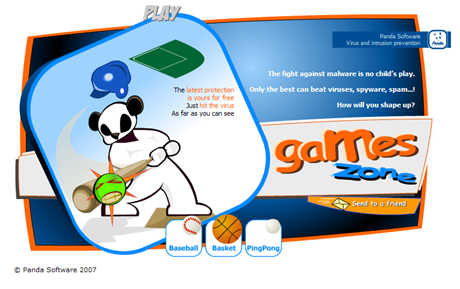 panda security game zone