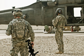 A quick pit stop is a minor delay in the grand scheme of any mission. Sometimes, though, it can seem like the end of the world. (U.S. Army photo by Staff Sgt. Derek M. Smith)