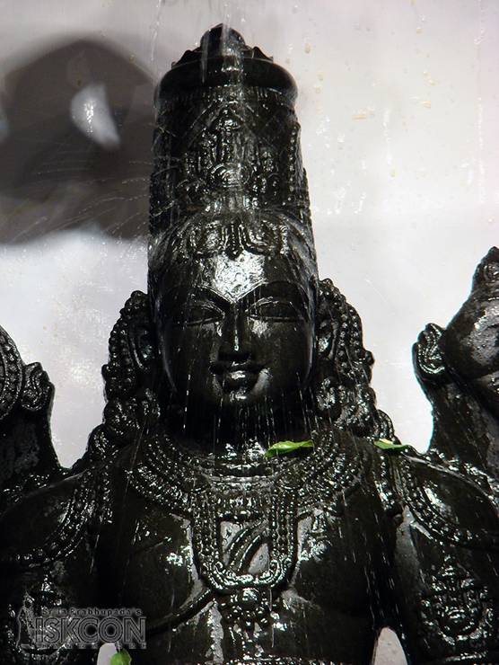 Bathing Lord Balaji with Water - Photo 1
