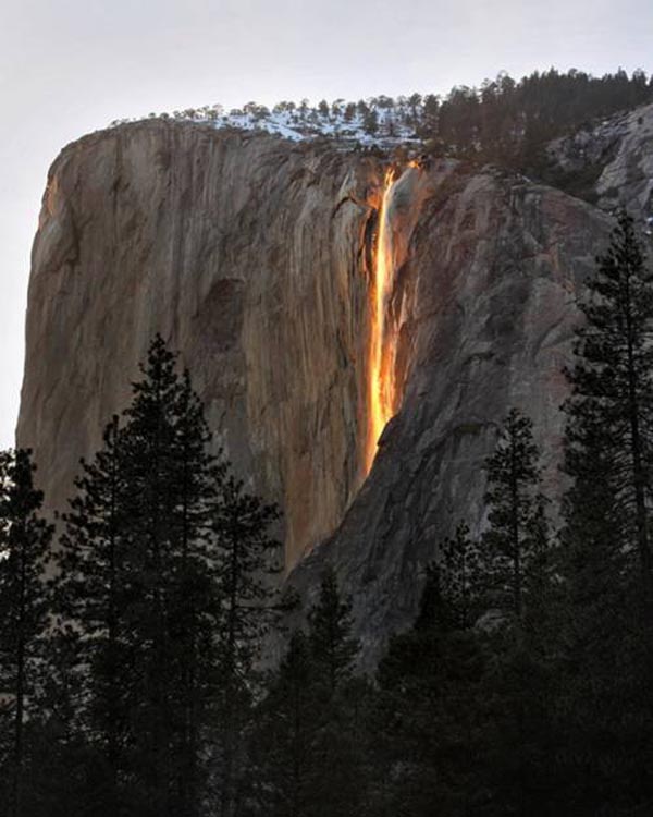 Yosemite firefall