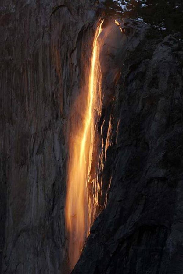 Yosemite lava fall