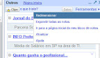 Google Notas >> Menu de opções ferramentas.