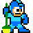 Não parece, mas ele está segurando uma vassoura megaman