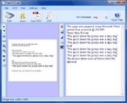 tela do programa free ocr digitalizador documentos