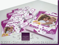 Livro de Assinaturas e Convite Infantil