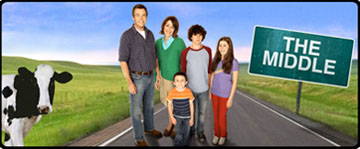 the middle