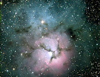いて座の散光星団（三裂星団） M20