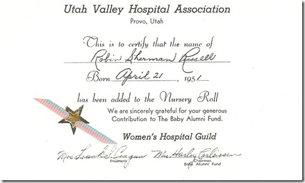 Rob UVH Certificate