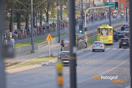Łódzka Rowerowa Masa Krytyczna sierpień 2009