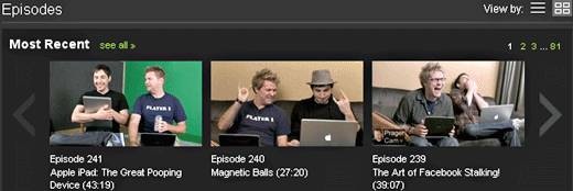 Most Popular Web Shows - Best Video Shows on Internet diggnation