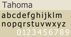 Popular Web Fonts Used in Web-Safe Design Tahoma