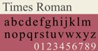 Popular Web Fonts Used in Web-Safe Design Times New Roman