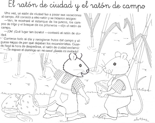 Campo y ciudad para colorear - Imagui