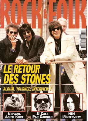 The Rolling Stones en couverture de Rock & Folk en 1994