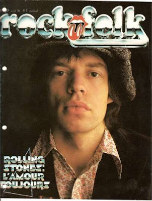 Mick Jagger en couverture de Rock & Folk en 1978