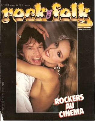 Mick Jagger en couverture de Rock & Folk en 1984