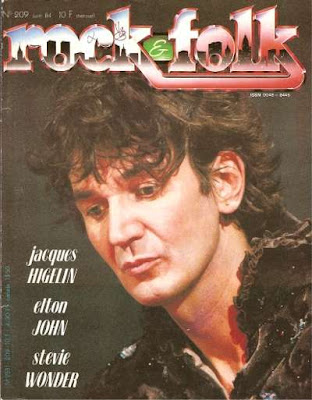 Jacques Higelin en couveture de Rock & Folk en 1984
