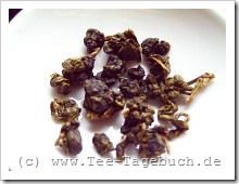 Zealong Oolong: das trockene Blatt