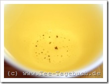 Zealong Oolong: die Tassenfarbe