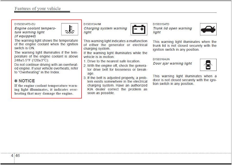 Where is the Engine Temperature Gauge Kia Forum