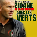 Egypte   Algérie Zidane au cairo stadium avec les verts