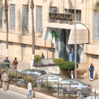 حريق في مخزن للتبغ بحي باب الوادي طوارئ قرب المديرية العامة للأمن