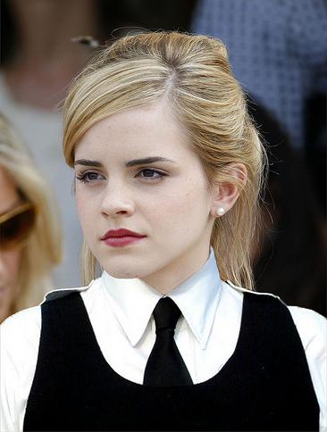 Fake Emma Watson in a school uniform emma watson fake