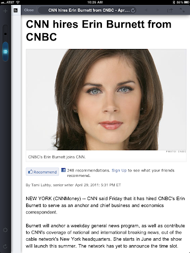 erin burnett to CNN Erin Burnett leaves CNBC and joins CNN