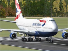 British Airways B747-200