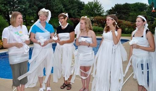 wedding dress TP The funnylooking one in the dark tshirt is me