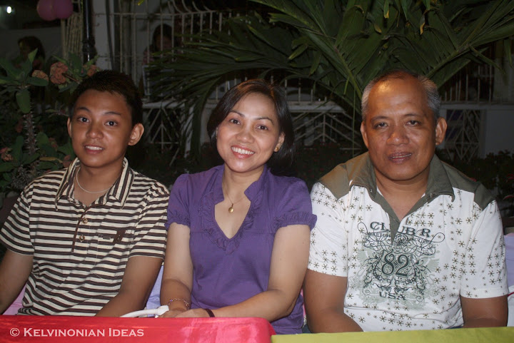 Reniel, Tita Mayet and Tito Arnel Servigon