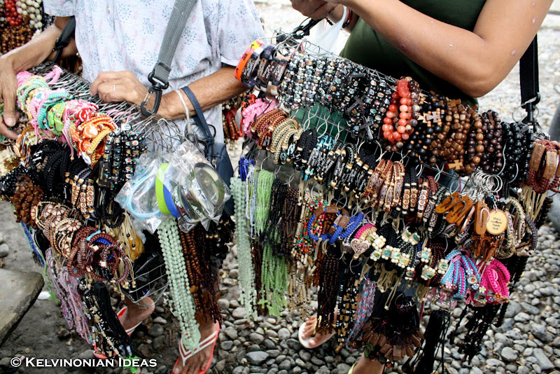Bracelets at Our Lady of Manaoag Church | Photo by: Kelvin Servigon These are some of the items that youll expect at the Manaoag.