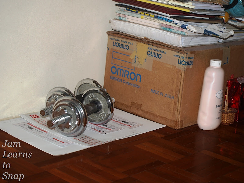 Photohunt: Daily dumbbell, weight training
