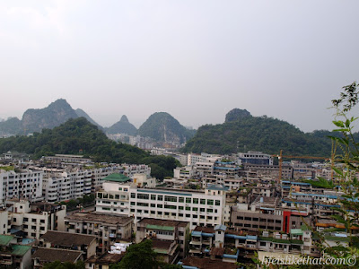 guilin, jingjiang princes' city, solitary beauty peak
