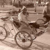 DSC09838.JPG, Cyclo-driver reading, Saigon, Ali and Daniel's Trip to Cambodia and Vietnam