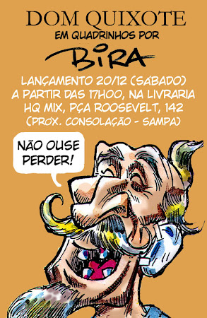 Lançamento agora na FNAC (sampa)Dom Quixote em Quadrinhos