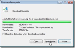 download complete