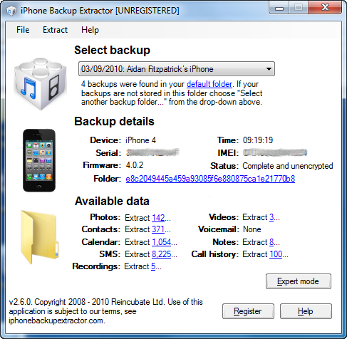 Download iPhone Backup Extractor Download iPhone Backup Extractor