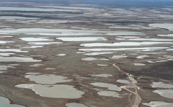 Arctic permafrost, Canada. (Credit: iStockphoto / Dawn Nichols)